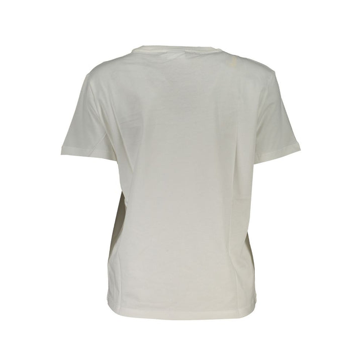 Desigual White Cotton Tops & T-Shirt