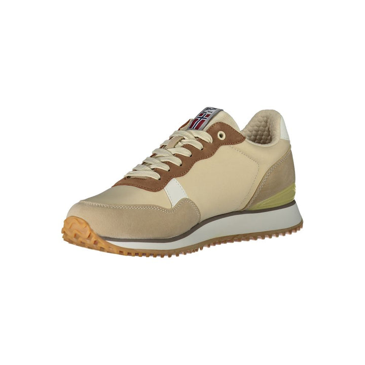 Napapijri Beige Polyester Sneaker