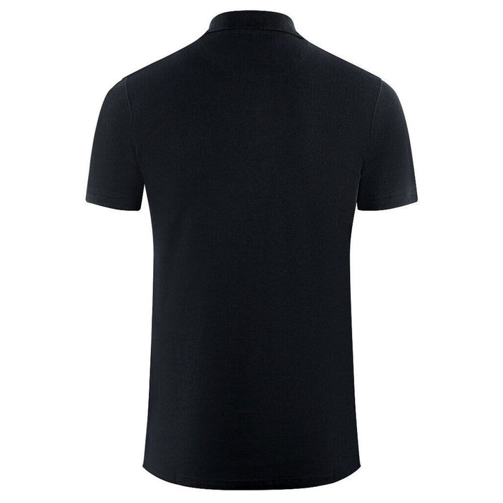 Aquascutum Elegant Contrast Logo Cotton Polo Shirt