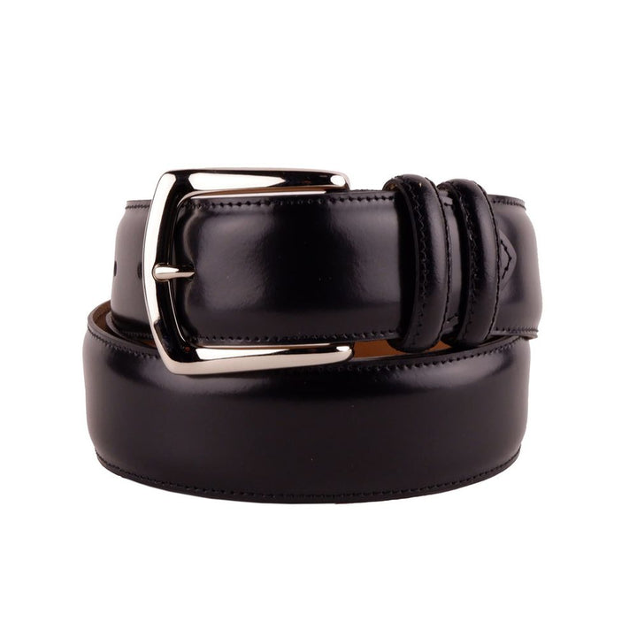 Made in Italy Elegant Milano Leather Belt Quartet