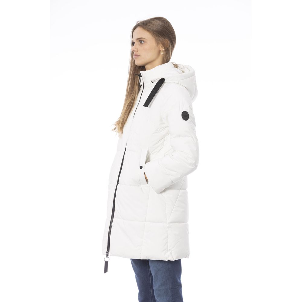 Baldinini Trend "White Polyester Women Jacket"