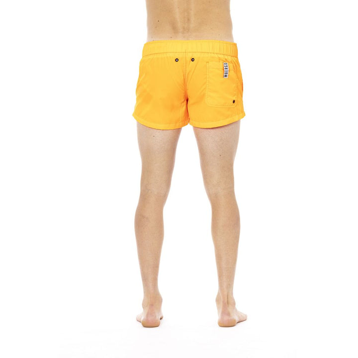 Bikkembergs Orange Polyamide Men Swim Short