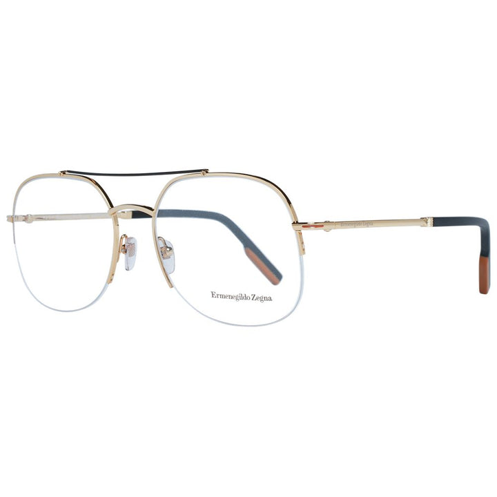 Ermenegildo Zegna Gold Men Optical Frames