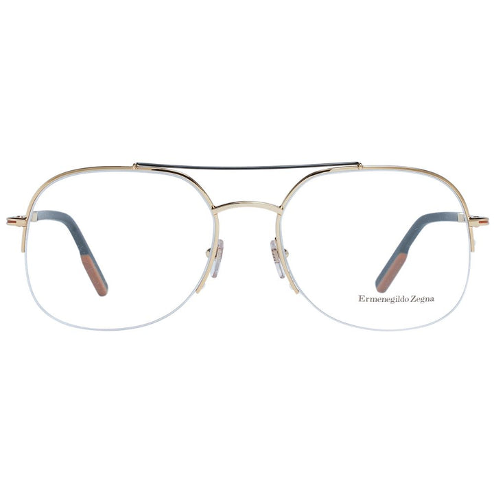 Ermenegildo Zegna Gold Men Optical Frames