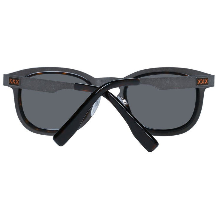 Zegna Couture Gray Men Sunglasses