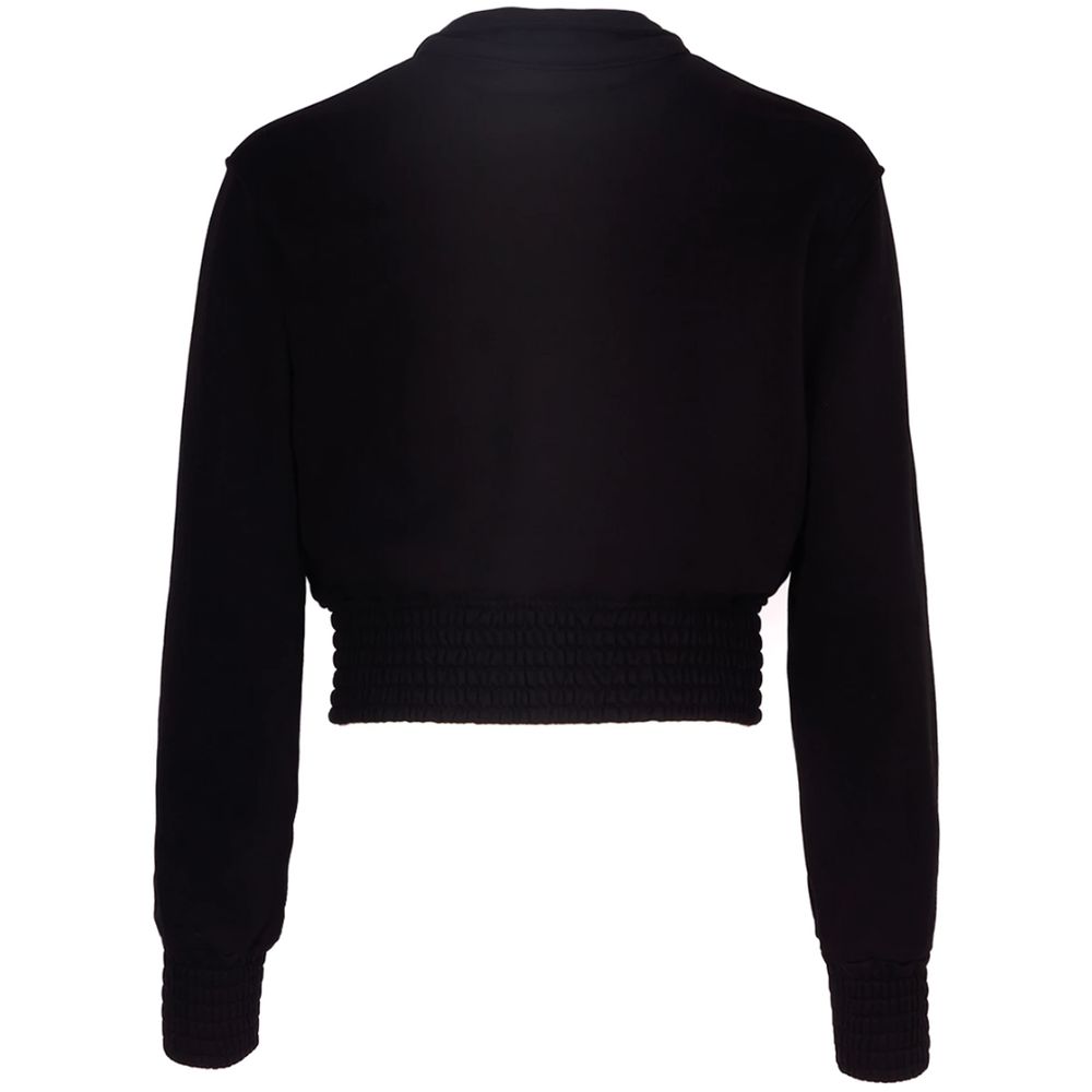 Comme Des Fuckdown Black Cotton Sweater