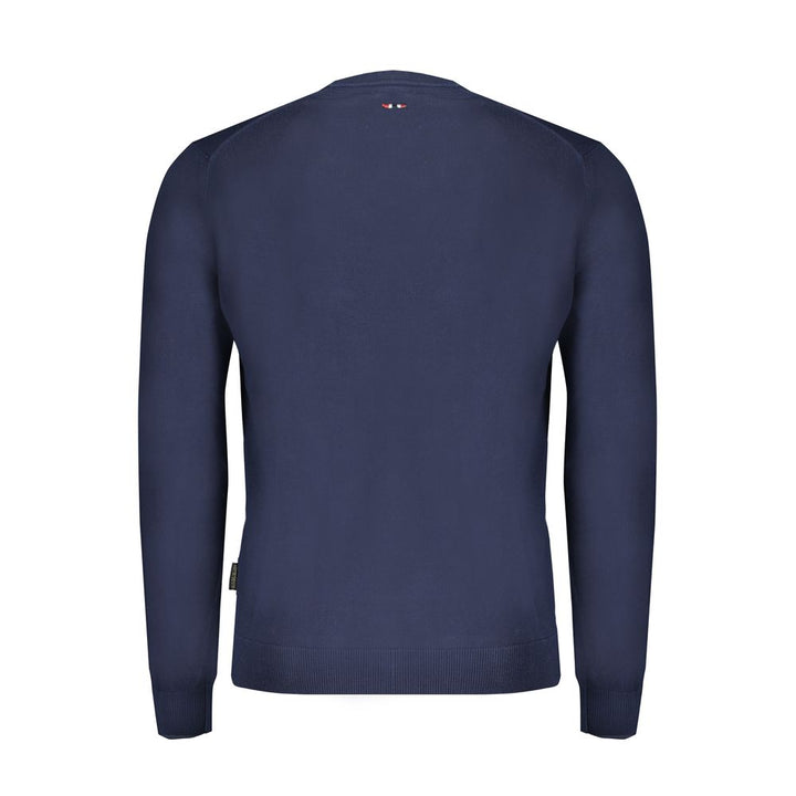 Napapijri Blue Cotton Sweater