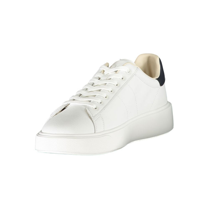 Blauer White Polyester Sneaker