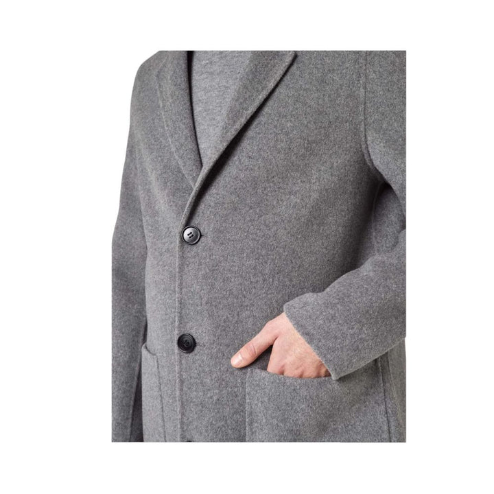 Alpha Studio Gray Wool Jacket