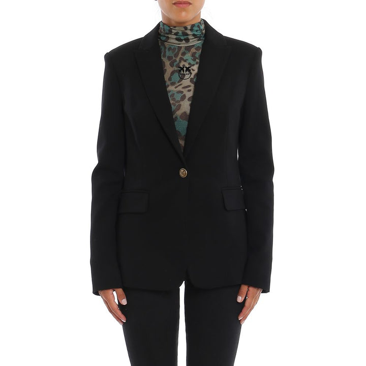 PINKO Black Viscose Suits & Blazer