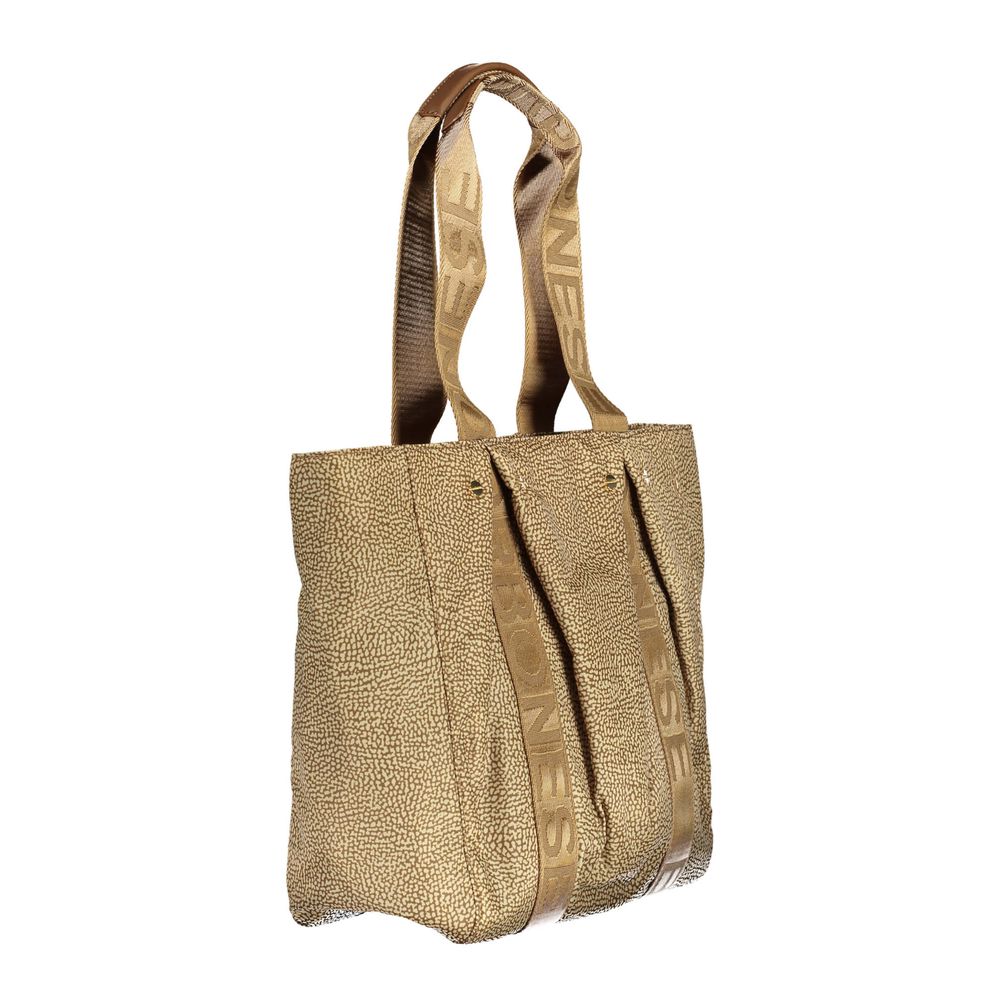 Borbonese Beige Polyester Handbag