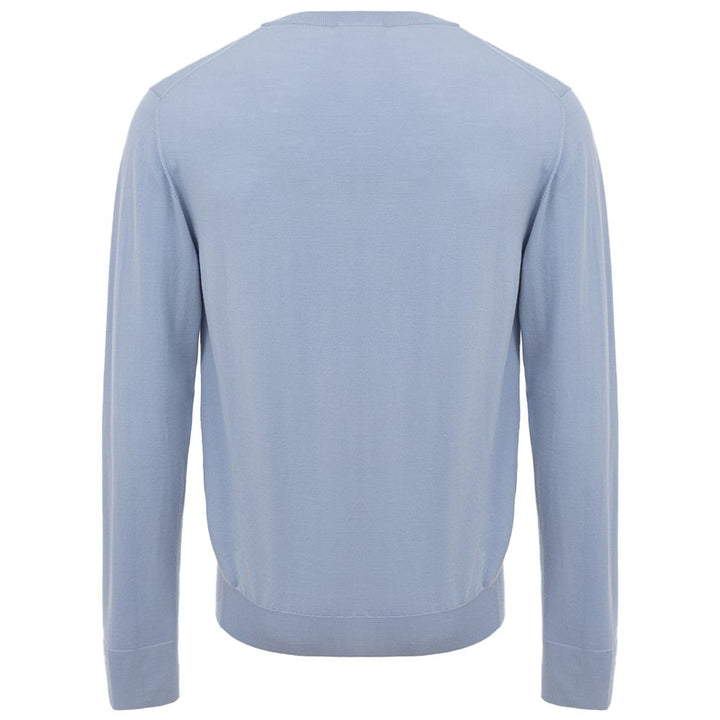 Brioni Light Blue Wool Sweater