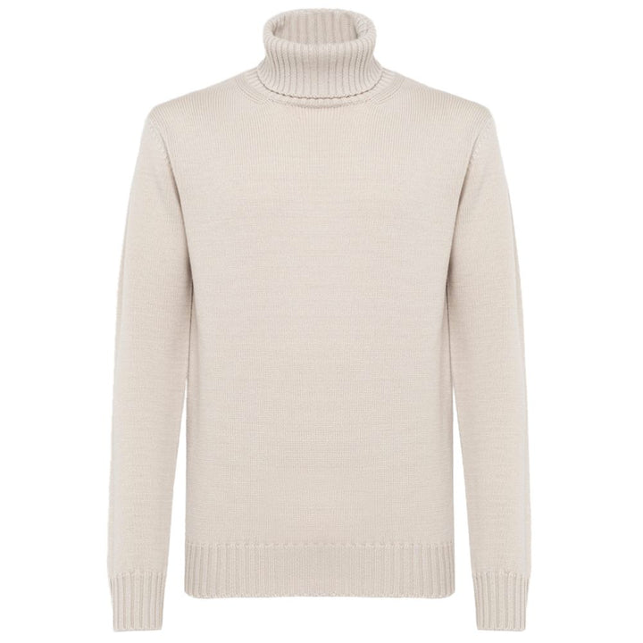 Alpha Studio White Cashmere Sweater