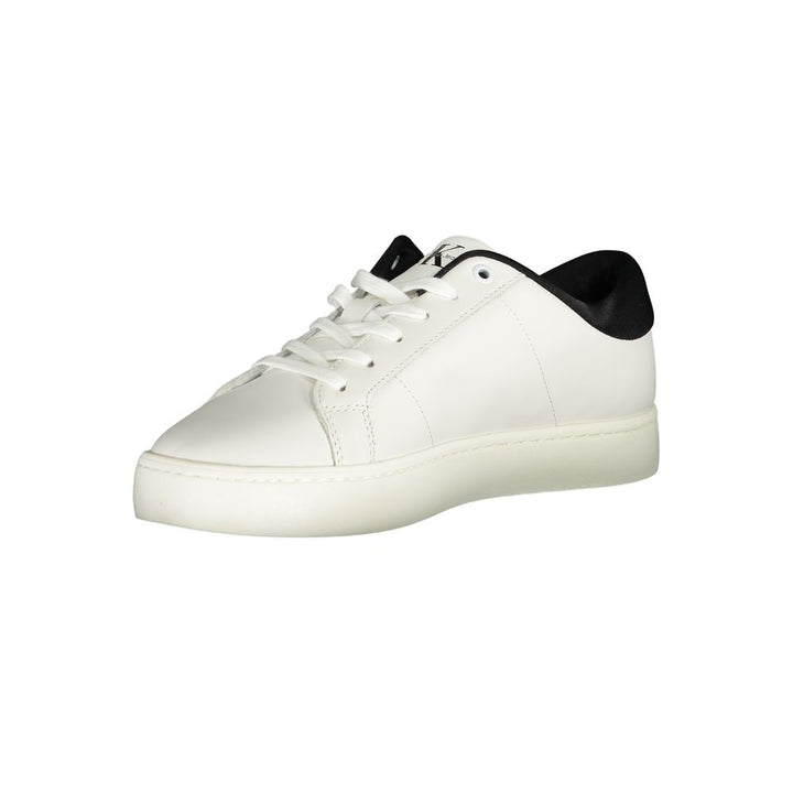 Calvin Klein White Polyester Sneaker