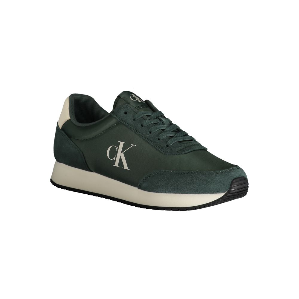 Calvin Klein Green Polyester Men Sneaker