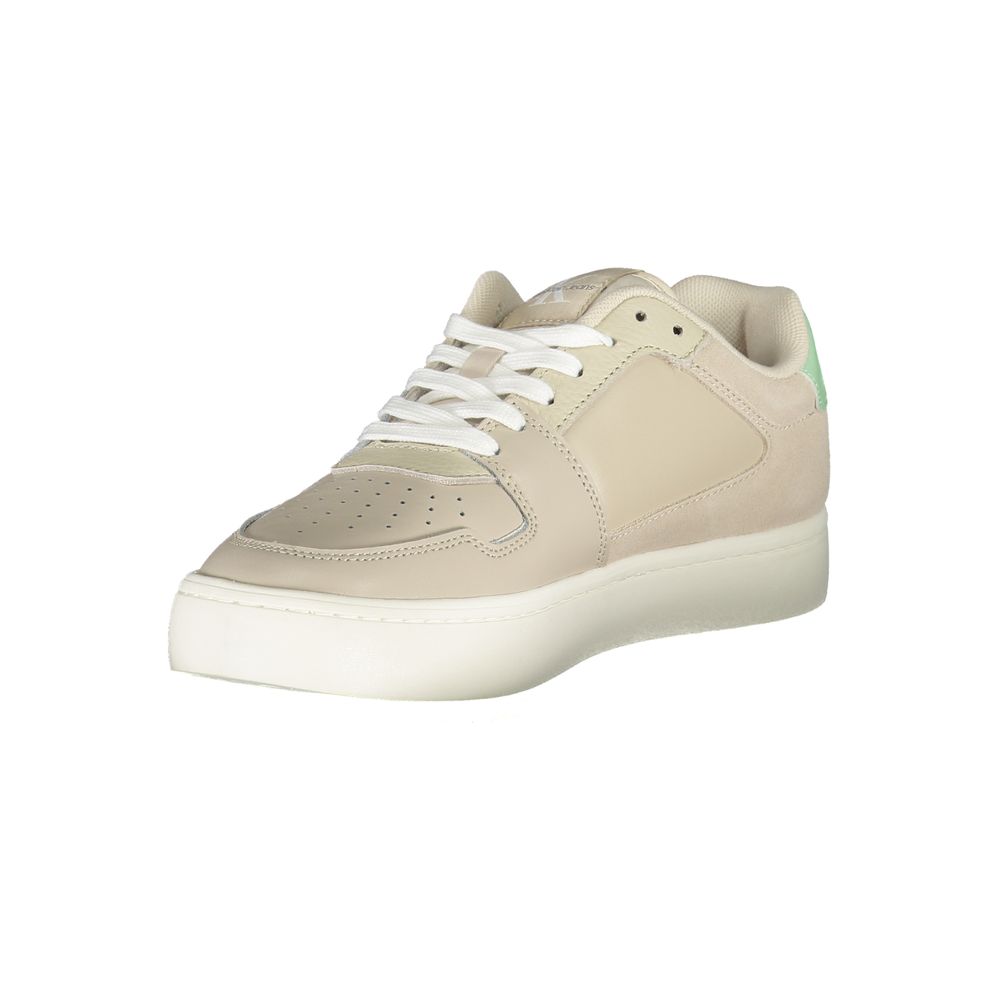 Calvin Klein Beige Polyester Sneaker