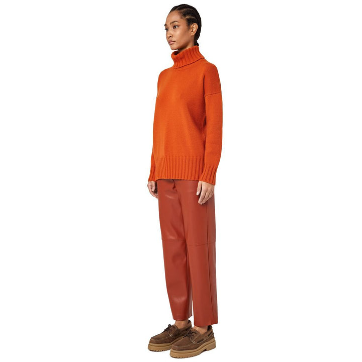 Alpha Studio Orange Cashmere Sweater