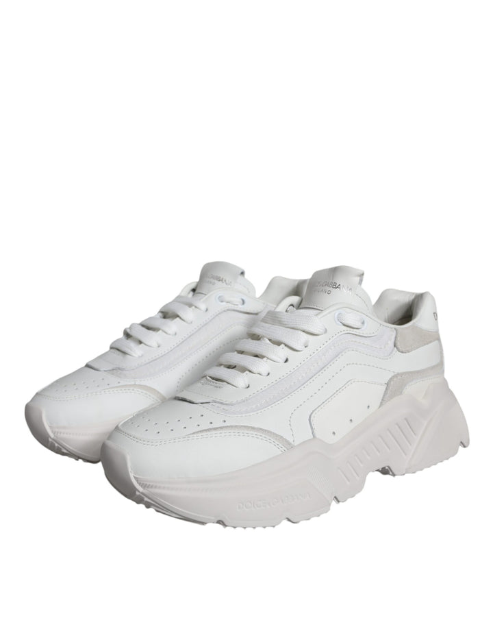 Dolce & Gabbana White Daymaster Low Top Sneakers Shoes