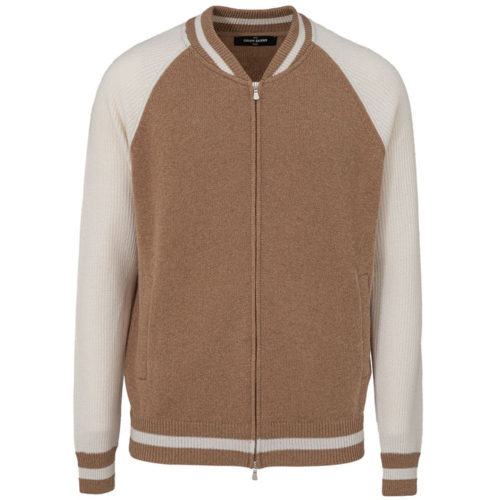 Gran Sasso Brown Cashmere Jacket