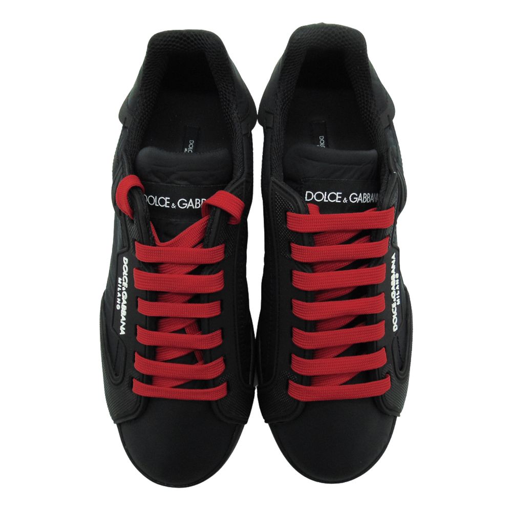 Dolce & Gabbana Black Polyester Sneaker