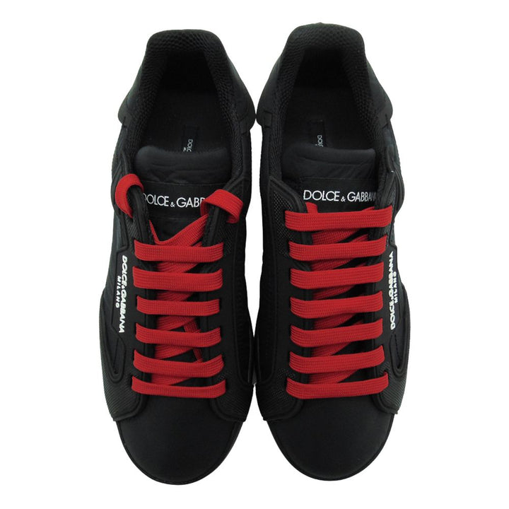 Dolce & Gabbana Black Polyester Sneaker