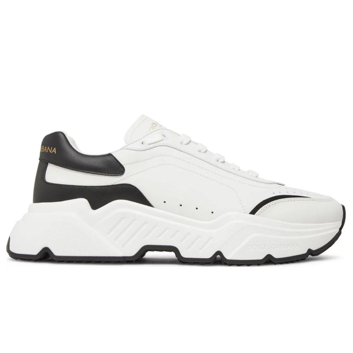 Dolce & Gabbana White Leather Di Calfskin Sneaker