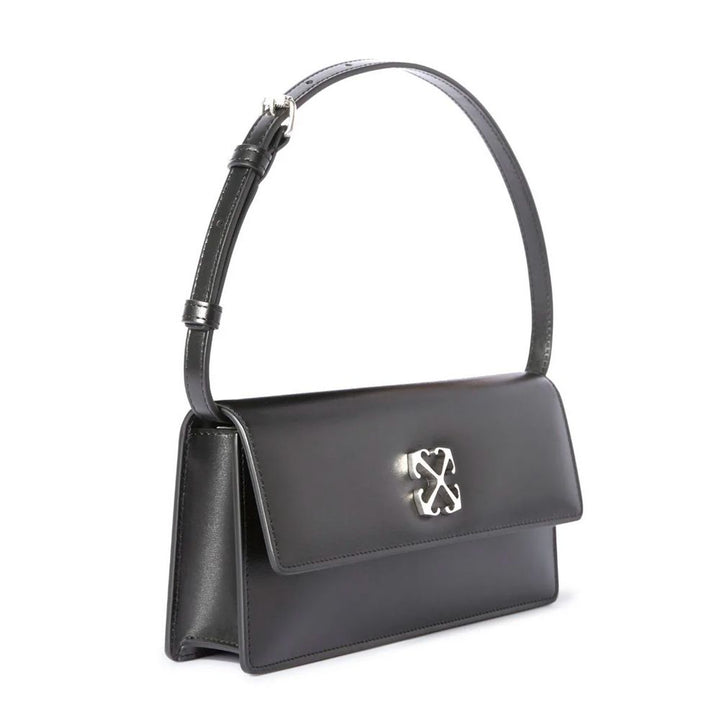 Off-White Black Leather Handbag