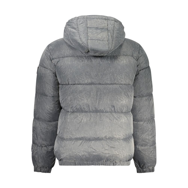 Guess Jeans Gray Polyamide Jacket