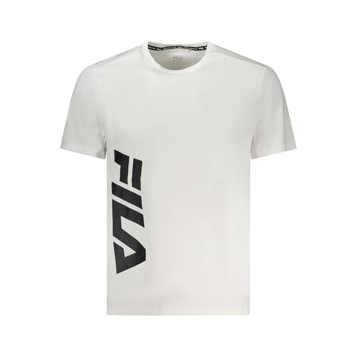 Fila White Cotton T-Shirt