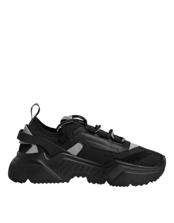 Dolce & Gabbana Black Daymaster Low Top Sneakers Shoes