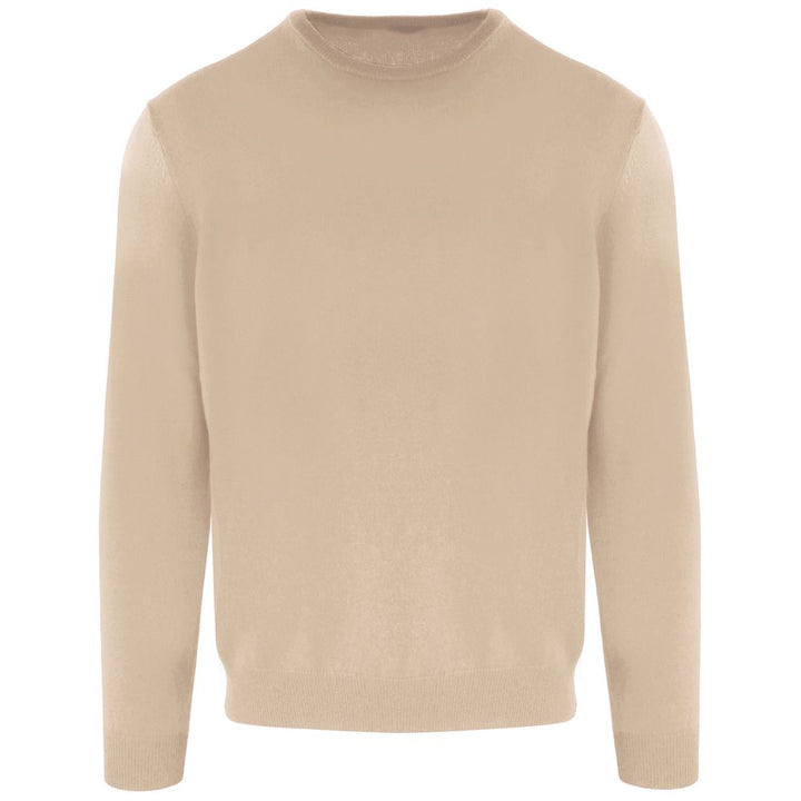 Malo Beige Wool Men Sweater