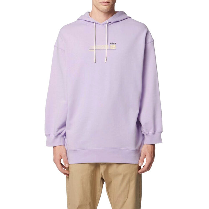 MSGM Purple Cotton Sweater