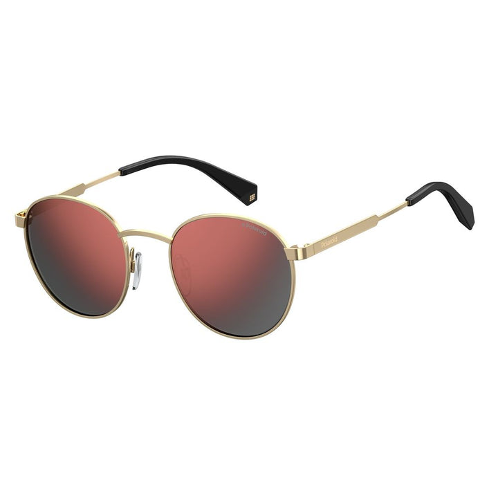 Polaroid Gold Metal Sunglasses