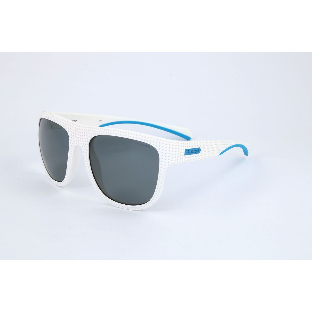 Polaroid White Rubber Sunglasses