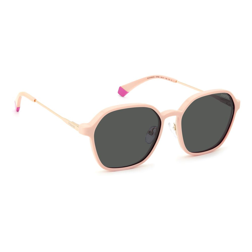 Polaroid Pink Metal Sunglasses