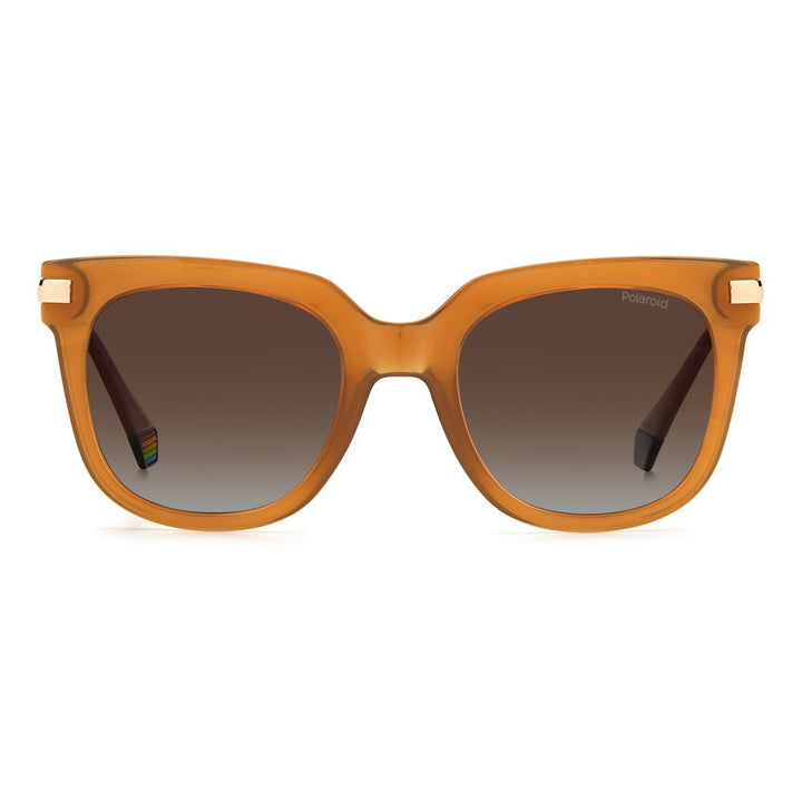 Polaroid Orange Resin Sunglasses