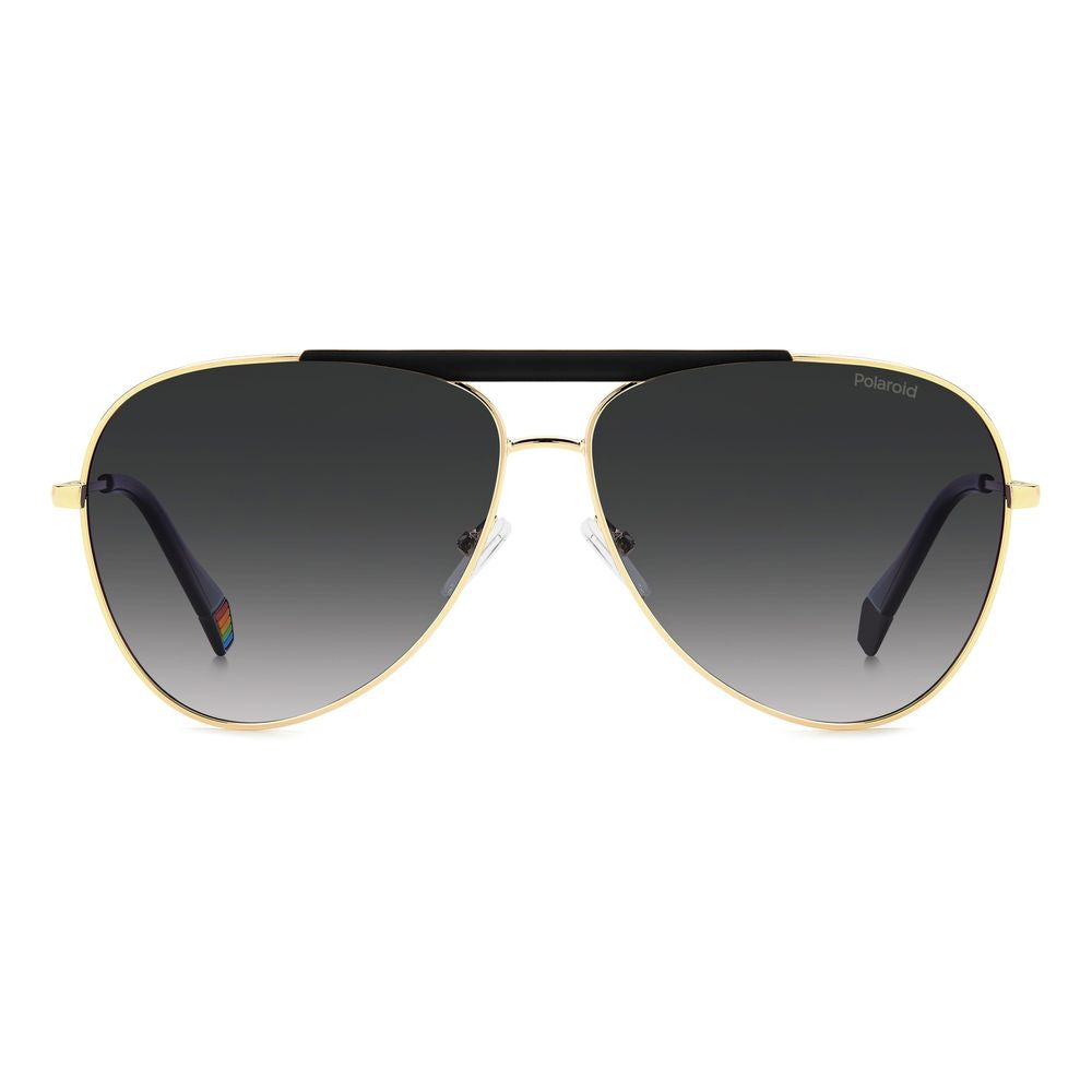 Polaroid Black Metal Sunglasses