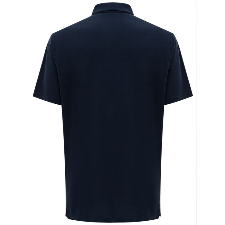 Corneliani Blue Cotton Polo Shirt