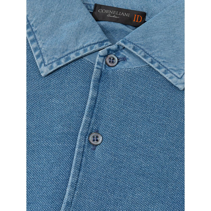 Corneliani Light Blue Cotton Shirt