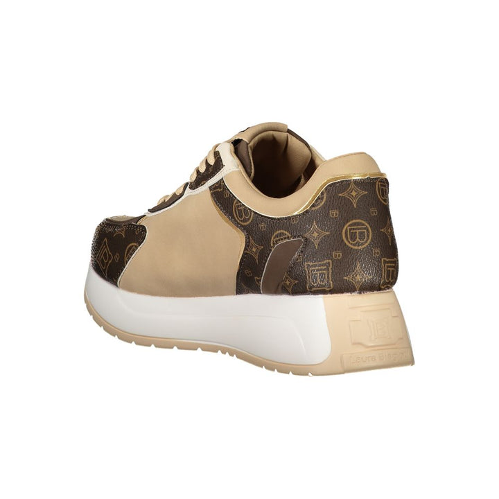 Laura Biagiotti Beige Polyethylene Sneaker