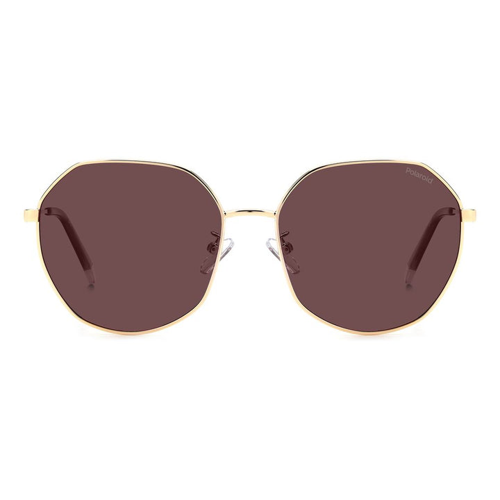 Polaroid Gold Metal Sunglasses