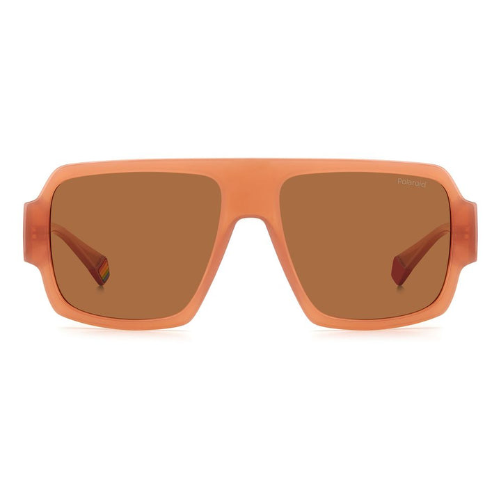 Polaroid Beige Resin Sunglasses