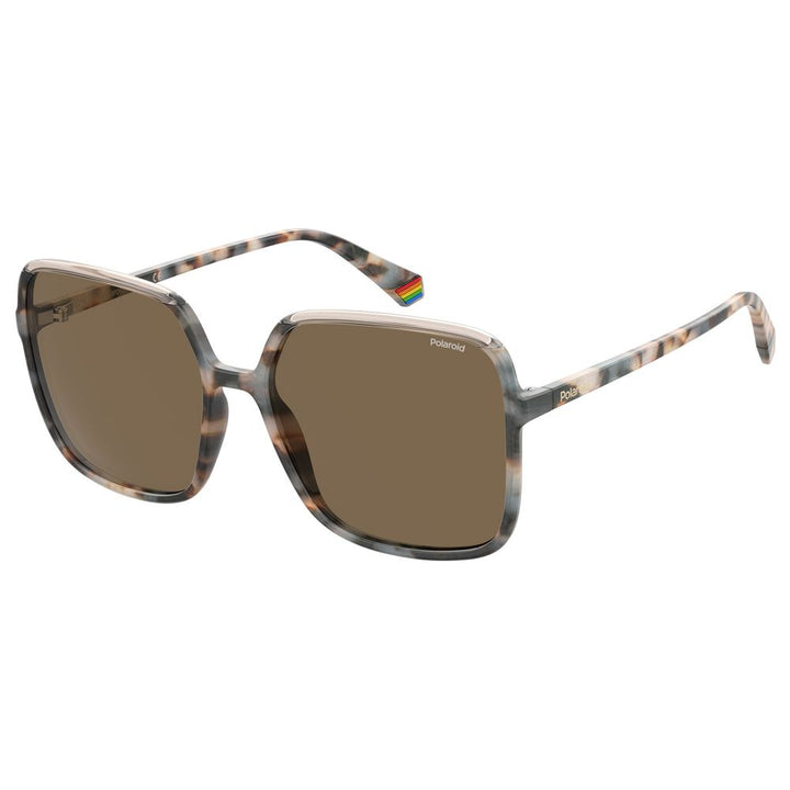 Polaroid Beige Plastic Sunglasses