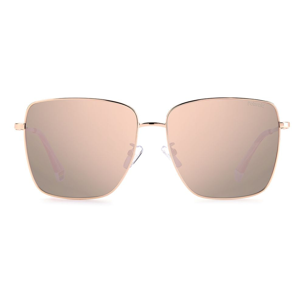 Polaroid Gold Metal Sunglasses