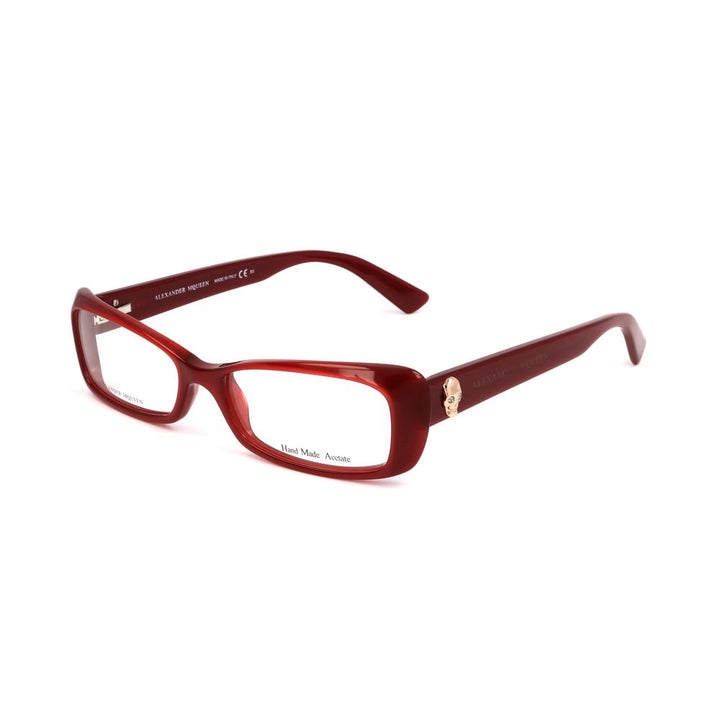 Alexander McQueen Burgundy Acetate Frames