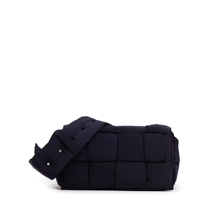 Bottega Veneta Navy Blue Nylon Bag