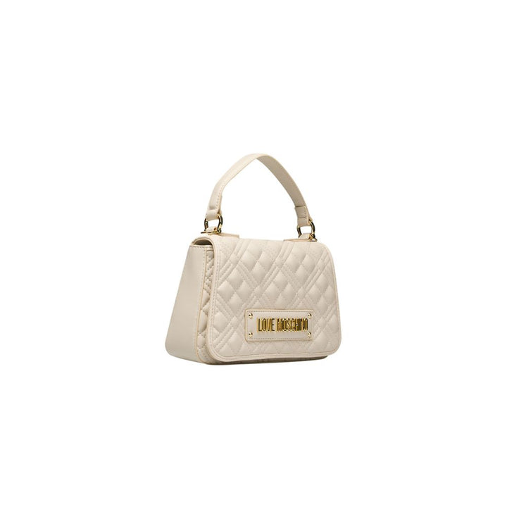 Love Moschino Beige Polyethylene Women Handbag