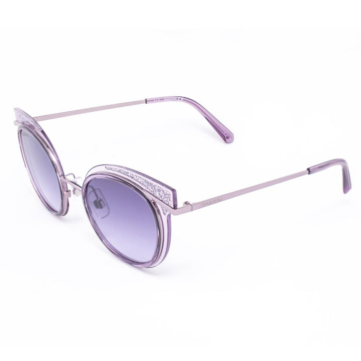 Swarovski Purple Metal Sunglasses