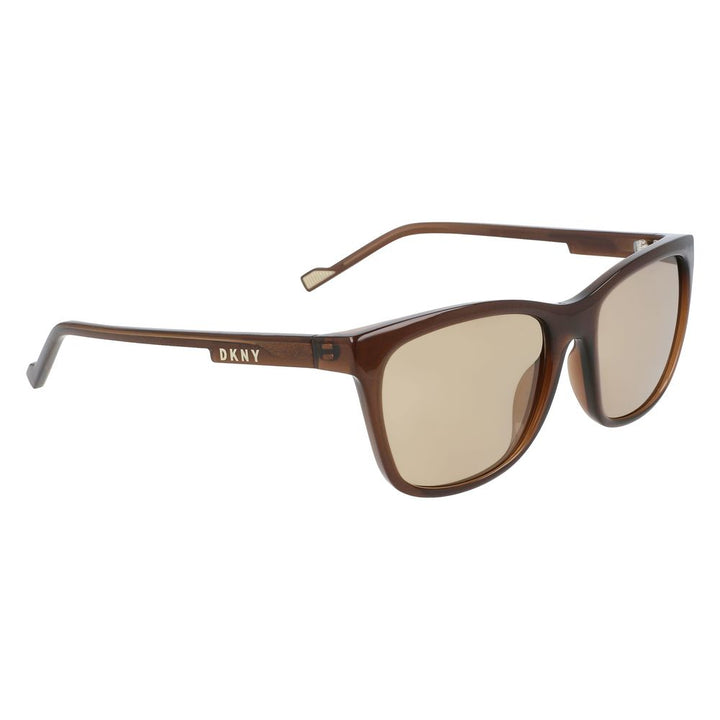 DKNY Brown Plastic Sunglasses