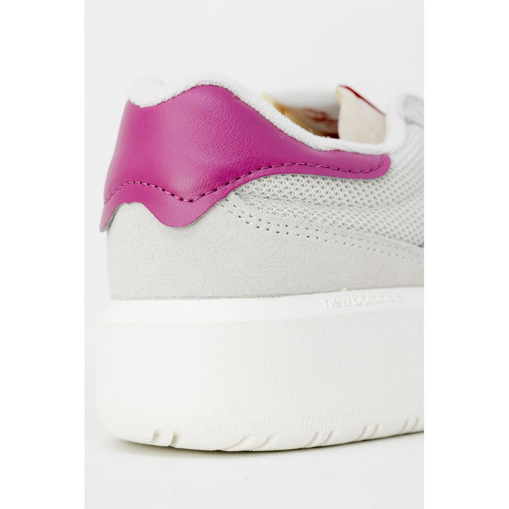 New Balance Pink Leather Sneaker